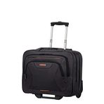 American Tourister AT WORK-ROLLING TOTE 15.6" BLACK/ORANGE Valiz