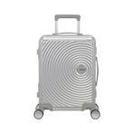 American Tourister Gümüş Çekçekli Sert Valiz SOUNDBOX ALU-SPINNER 55/20 TSA