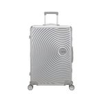 American Tourister Gümüş Çekçekli Sert Valiz SOUNDBOX ALU-SPINNER 77/28 TSA