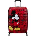 American Tourister Kırmızı Wavebreaker Orta Boy Valiz - Kırmızı - Siyah