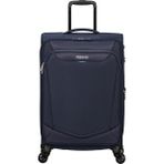 American Tourister Lacivert Çekçekli Kumaş Valiz Summerrıde-Spınner M Exp Tsa