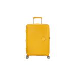 American Tourister Sarı Soundbox - Körüklü 67 cm Orta Boy Sert Valiz
