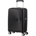 American Tourister Siyah Soundbox - Körüklü 55/20 Kabin Boy Sert Valiz