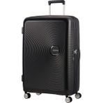 American Tourister Siyah Soundbox - Körüklü 77/28 Büyük Boy Sert Valiz
