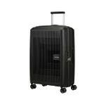 American Tourister Siyah Unisex Çekçekli Sert Valiz AEROSTEP-SPINNER 67/24 EXP TSA
