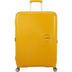 American Tourister Soundbox - Körüklü Spinner 80/30 Büyük Boy Valiz - Sarı