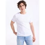 American Vintage Beyaz Erkek Standart Fit T-Shirt MSON25TGH25BLANC