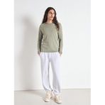 American Vintage Bisiklet Yaka T-Shirt, M, 5003309755, Haki, Erkek