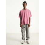 American Vintage Bisiklet Yaka T-Shirt, S, 5003309714, Pembe, Erkek