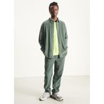 American Vintage Dış Gömlek, M/L, 5003309745, Yeşil, Erkek