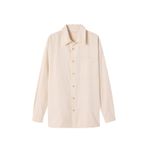American Vintage Dış Gömlek, M/L, 5003309770, Ekru, Erkek