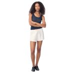 American Vintage Düz Şort, M, 5003246713, Ekru, Kadın