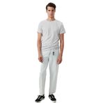 American Vintage Gri Melanj Standart T-Shirt, S, 5003243158, Gri Melanj, Erkek