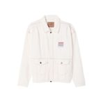 American Vintage Kırık Beyaz Denim Ceket, M/L, 5003243225, Kırık Beyaz, Erkek