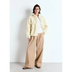 American Vintage Krem Kadın Standart Desensiz Ceket HOK16CH25ECRU - Ekru