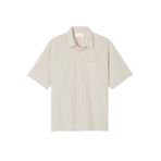 American Vintage Straight Fit Pamuk Gömlek, M/L, 5003243188, Ekru, Erkek