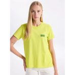 American Vintage Yeşil Kadın Standart Yazılı Baskılı T-Shirt YKO02CH25ACIFL