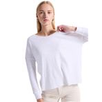 American Vintage Yuvarlak Yaka T-Shirt, S, 5003308975, Beyaz, Kadın