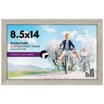 Americanflat 8,5 x 14 Kırılmaya Dayanıklı Camlı Resim Çerçevesi - Tasarlanmış Ahşap ile Galeri Tarzı Çerçeve - İmza Koleksiyonu - Duvar Ekranı için Fotoğraf Çerçevesi - Driftwood
