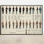 Amerika İç Savaş Harita Posteri 60x90 cm AMC021