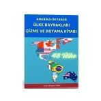 Amerika Ve Okyanus Ulkeleri Bayragi Cizme Ve Boyama Kitabi