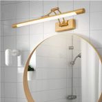 Amerikan Altın LED Ayna Işığı - Banyo için Modern Su Geçirmez Ön Işık Enerji Tasarruflu Katlanabilir Teleskopik Tasarım Ev Makyaj Dolabı için Mükemmel.