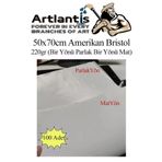 Amerikan Bristol Karton 50X70 Cm 100 Adet 220 Gr Bir Tarafi Parlak Bir Tarafi Mat Kagit Biristol Karton