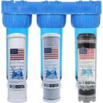 Amerikan Malı Daire Ve Bina Girişi 3 Aşamalı Su Yumuşatma Cihazı (Spun - Blok - Silifoz)