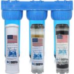 Amerikan Malı Daire Ve Bina Girişi 3 Aşamalı Su Yumuşatma Cihazı (Spun - Reçine - Silifoz)