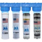 Amerikan Malı Daire Ve Bina Girişi 4 Aşamalı Su Yumuşatma Cihazı (Kapaklı Spun-Blok-Reçine-Silifoz)