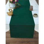 Amerikan Servis Pamuklu Yeşil Renkli Masa Sunum Runner 40x170 Yeniyıl Runner, Yılbaşına Özel Runner