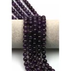 Ametist Doğal Taş Dizi 8 Mm Küre Kesim - Dz-0968