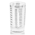 Amexo 120 ml likör bardağı, terazili küçük cam ölçüm kabı, pişirme ölçüm kabı, mutfak bar için, mini espresso likör bardakları, kahve, süt, kokteyl, tekila votka için (siyah)