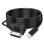 AMI MMI Aux Kablosu, Apple iPhone 14 13 12 11 XS XR X 8 7 6 SE için, Audi A3/A4/A5/A6/A7/A8/S4/S6/S8/Q5/Q7/R8/TT 2011-2016 ile uyumlu, VW CC Magotan, MMI 3G Sistemli (3 .3FT)