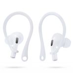 Amial Europe - AirPods 3 & 2 & 1 & Pro ile Uyumlu Kulak Kancası Uçları [Kulaklık Kapakları Kablosuz Bluetooth Kaymaz] [Dış Mekan Etkinlikleri] [TPU Üstün Kalite] (Beyaz)