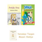 Amida Ana + Şirinler İle Hikâyeli Boyama Kitabı - Yabani Şirin + Yaramaz Tavşan Masalı