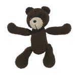 Amigurumi Acı Kahve Renk Kadife Ayıcık Oyuncak
