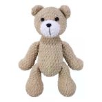 Amigurumi Bej Renk Kadife Ayıcık Oyuncak