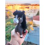 Amigurumi Gri At Doru Sevilen Çizgi Karakteri Hediyelik Oyuncak