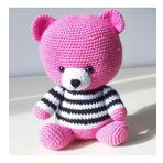 Amigurumi Örgü Oyuncak Ayı Pembe