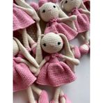 Amigurumi Pembe Tavşan Uyku Arkadaşı