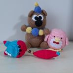 Amigurumi Tilki Kırmızı Anahtarlık
