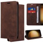 Ammeer Honor X9/Honor X30/Magic4 Lite/X40 GT için Kılıf, PU Deri Gizli Manyetik Kapaklı Cüzdan Kapağı RFID Engelleme Darbeye Dayanıklı TPU İç Kabuk Destek Çubuğu - Kahverengi