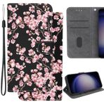 Ammeer Samsung Galaxy A10e/A20e için Kılıf, Kapaklı Folyo Cüzdan Kapak PU Deri Kart Yuvalı Destek Çubuğu Özelliği Manyetik Kapatma - Pembe Çiçek