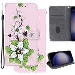 Ammeer Samsung Galaxy A10e/A20e için Kılıf, Kapaklı Folyo Cüzdan Kapak PU Deri Kart Yuvalı Destek Çubuğu Özelliği Manyetik Kapatma - Zambak