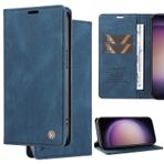 Ammeer Samsung Galaxy J7 Prime için Kılıf, Premium PU Deri Gizli Manyetik Adsorpsiyon, Darbeye Dayanıklı Kapaklı Cüzdan Kart Yuvalı Tutucu Stand - Mavi