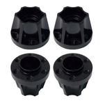 AMOGOT 4 Adet RC Metal 12 mm Altıgen Tekerlek Göbeği Adaptörleri 1,9/2,2 inç Beadlock Tekerlek Jantı Eksenel Scx10 Trx4 Wraith Gen7 Gen8 D90 CC01 1/10 RC Paletleyici (15 mm)