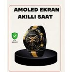 Amoled Akıllı Saat Manyetik Şarj Gps Destekli Spor ve Günlük Kullanım