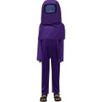 Among Us Cosplay Uzaylı Astronot Kostümü Mor - 4 - 5 Yaş
