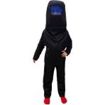 Among Us Cosplay Uzaylı Astronot Kostümü Siyah - 2 - 3 Yaş
